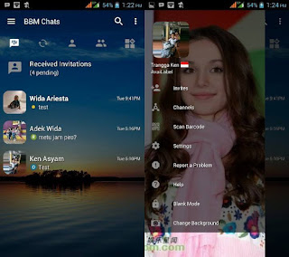 Free Download BBM MOD Transparan Terbaru 2017