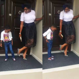New photos of Wizkid’s baby mama and their son