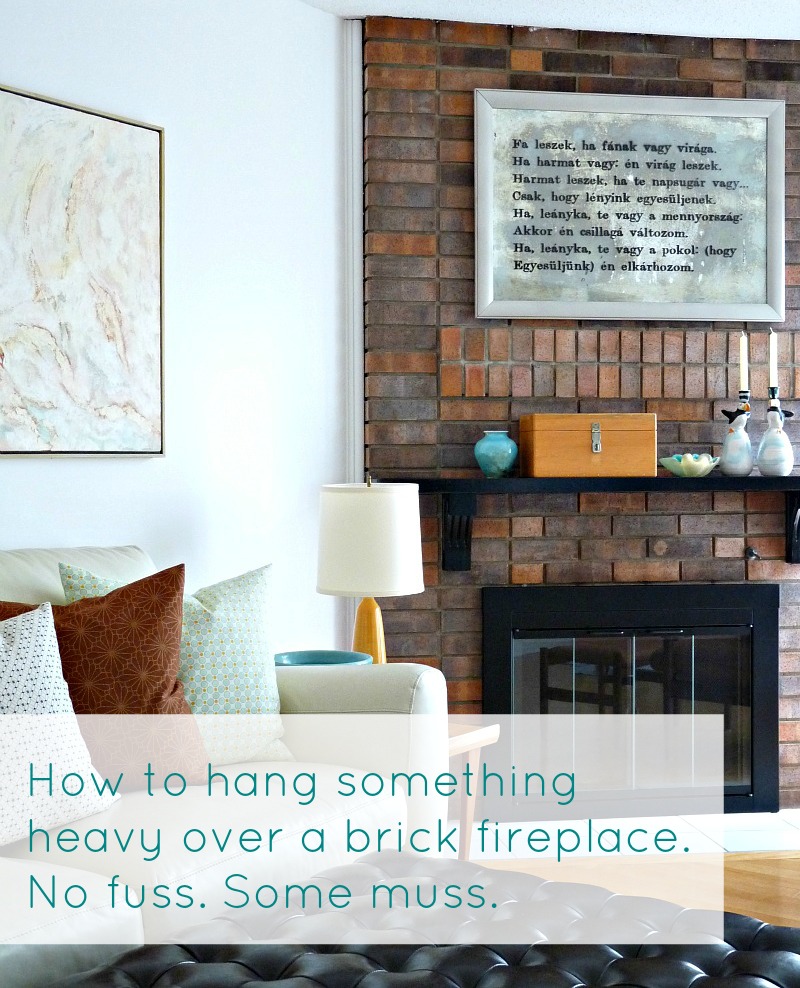 How to Hang a Heavy Mirror on Brick