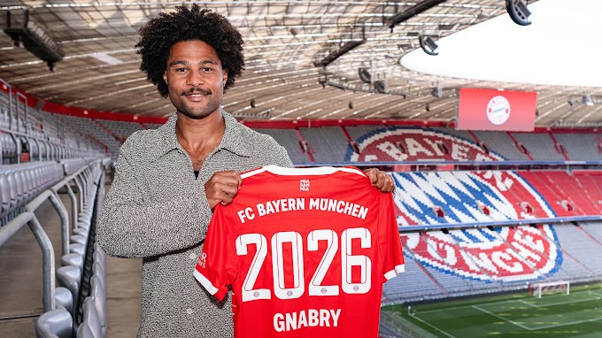 Gnabry renova com o Bayern até 2026 e acaba com especulações sobre sua saída
