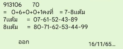 Thailand Lottery 16-11-2022 New 3up Pair Paper 16-11-2022-Thai Lottery Sure 3UP Pair Paper