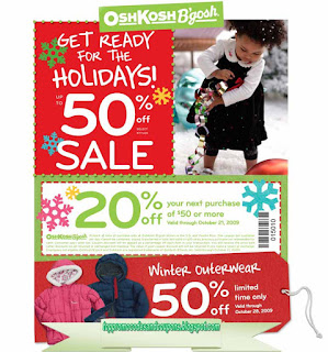 Free Printable OshKosh B'gosh Coupons