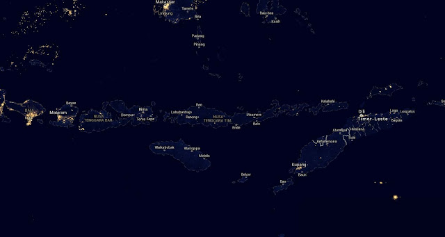 Melihat Indahnya Indonesia Di Malam Hari Dari Luar Angkasa