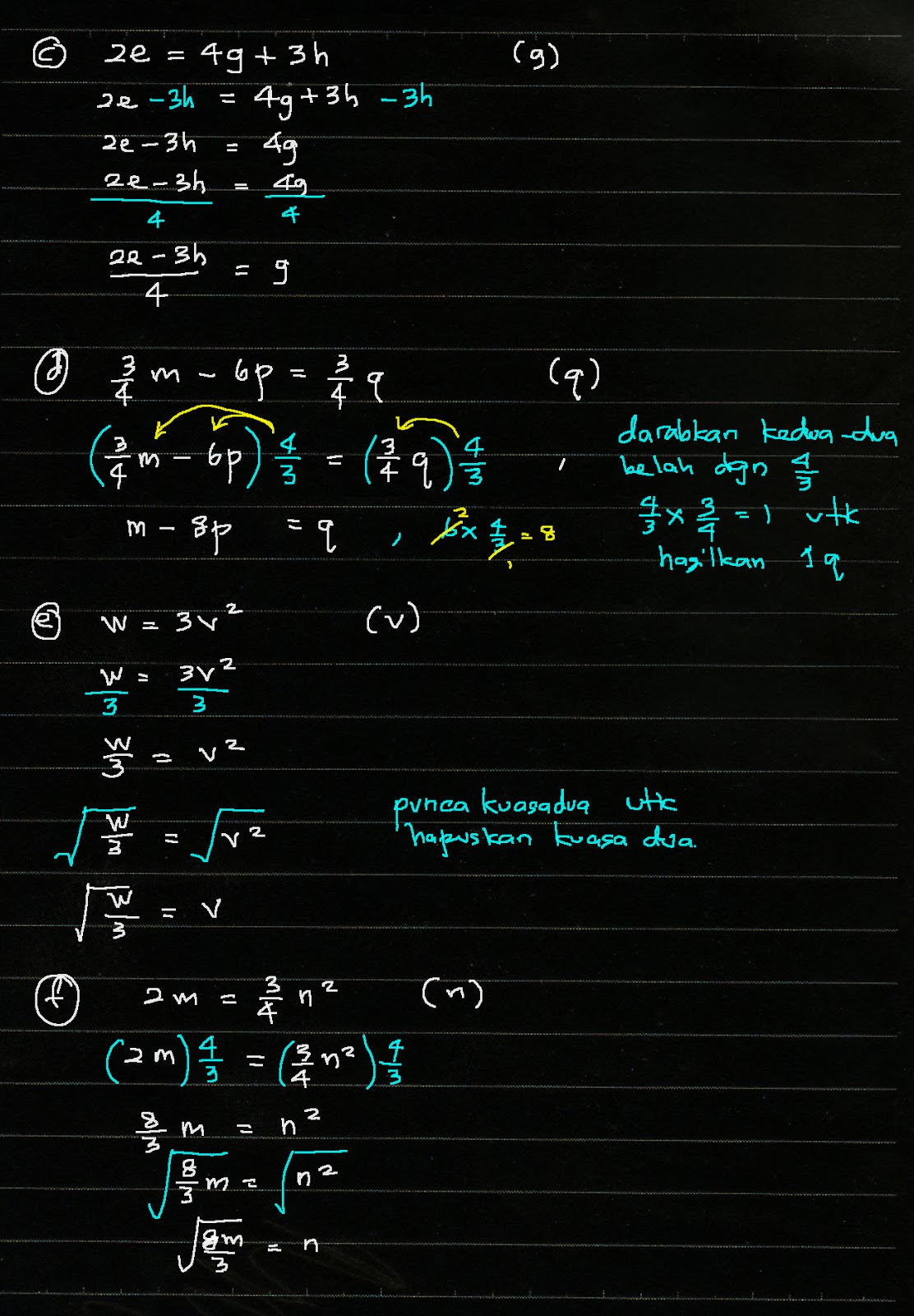 Cikgu Azman - Bukit Jalil: Tingkatan 2 Matematik Bab 3 