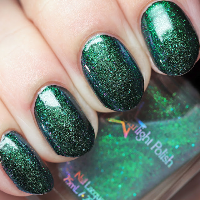 Starlight Polish Unicorn Wishes over black