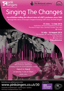 Singing the Changes exhibition poster