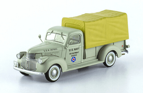 chevrolet wa 1:43, coches militares de la segunda guerra mundial