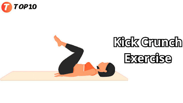 Kick Crunch Exercise