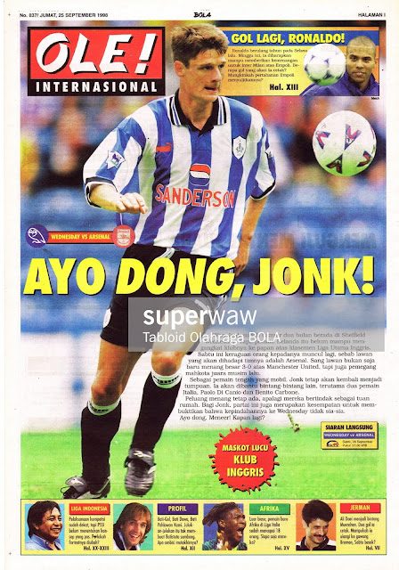 JONK WEDNESDAY VS ARSENAL 1998