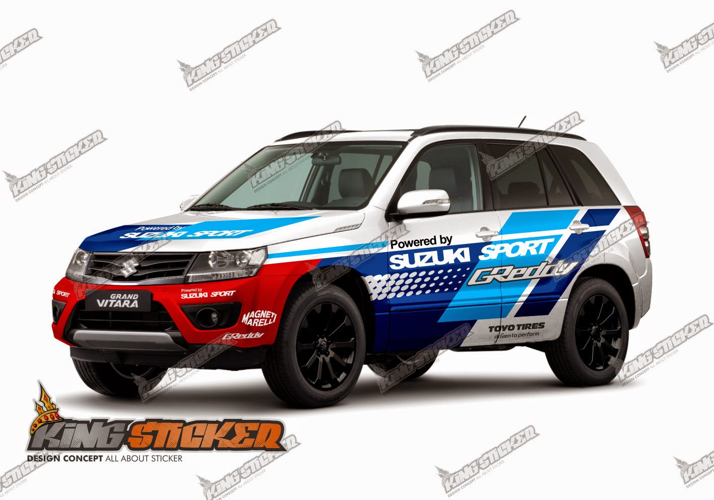 Gambar Cutting Sticker Mobil Grand Vitara Modifikasi Motor