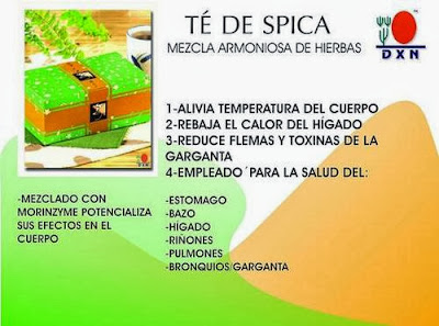 Resultado de imagen para té de spica dxn