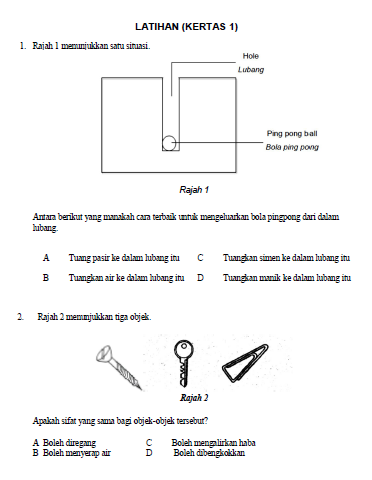 Soalan Topikal Bahasa Melayu Tahun 3 - Cab Contoh