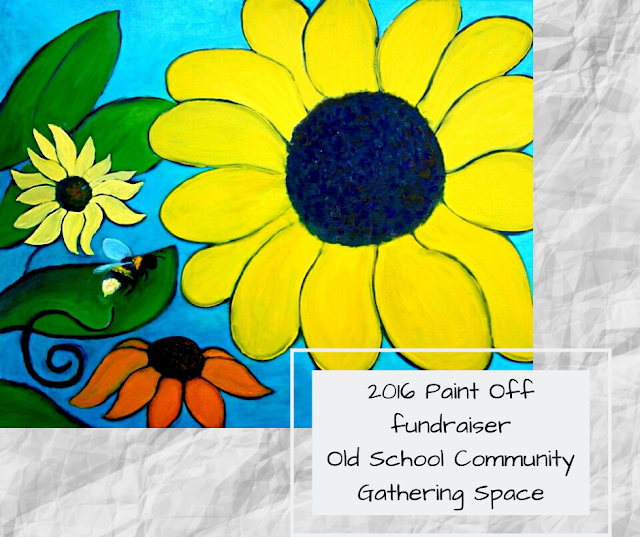 2016 Paint Off Event - Be Nice Grow Flowers art by Minaz Jantz