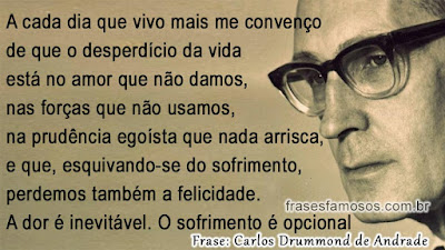 Resultado de imagem para frases carlos drummond de andrade