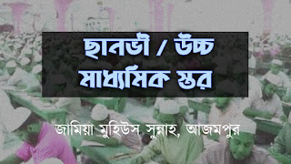  ছানভী / উচ্চ মাধ্যমিক স্তর