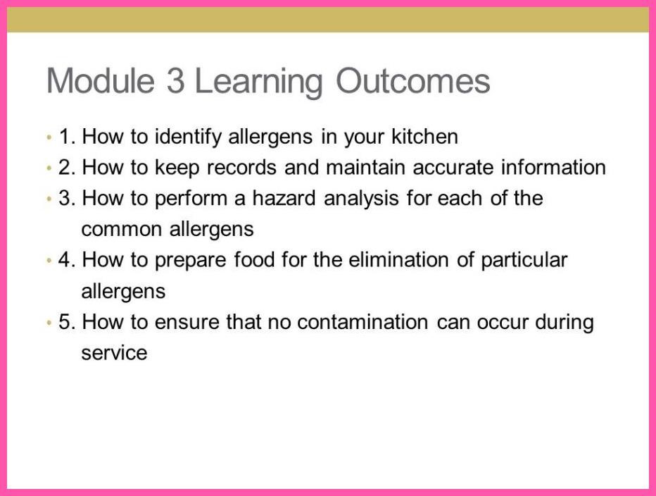 16 Haccp Checklist For Kitchen Food allergies / intolerances Module Practical allergen control  Haccp,Checklist,Kitchen