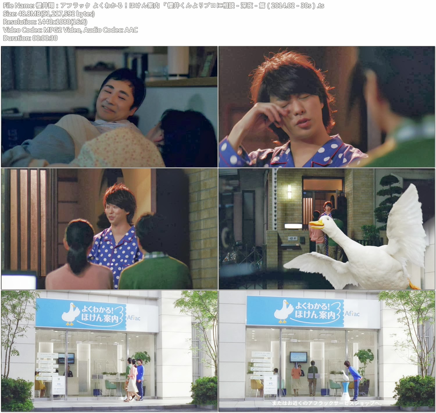 Tvcm Cut 櫻井翔 アフラック よくわかる ほけん案内 櫻井くんよりプロに相談 深夜 篇 14 02 30s Tvcm Cut 櫻井翔 アフラック よくわかる ほけん案内 櫻井くんよりプロに相談 深夜 篇 14 02 30s