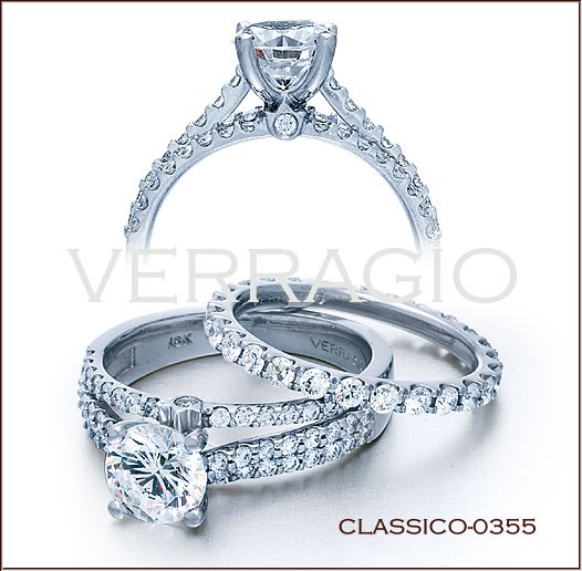 Interestingly Moore's engagement ring reminds me of Verragio's Classico