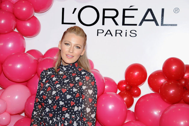 2017-02-13 ブレイク・ライブリー（Blake Lively）ニューヨークで開催された「ロレアル パリ/L'Oreal Paris」のイベントに出席。