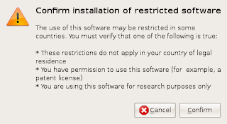 Warning! you are install restricted software