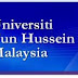 Jawatan Kosong Di Universiti Tun Hussien Onn Malaysia (UTHM)
