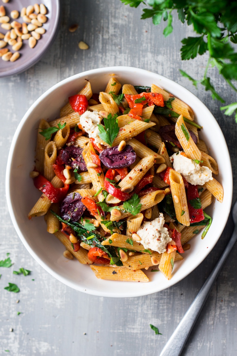 Vegan Red Pepper Pasta