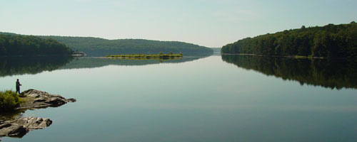 Saugatuck Reservoir of Connecticut