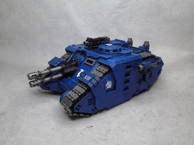 Ultramarines sabre light tank blue forgeworld