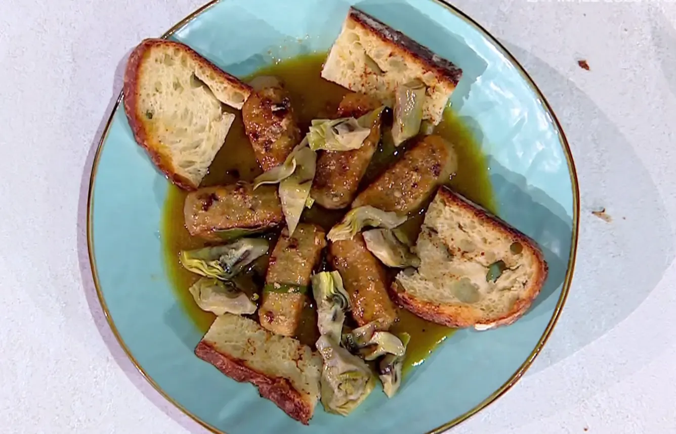 Polpettoncini caciocavallo e carciofi di Antonella Ricci