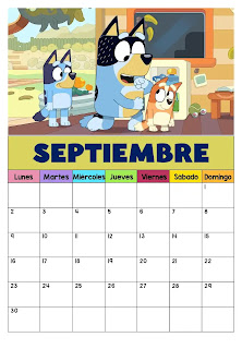 calendario 2024 bluey