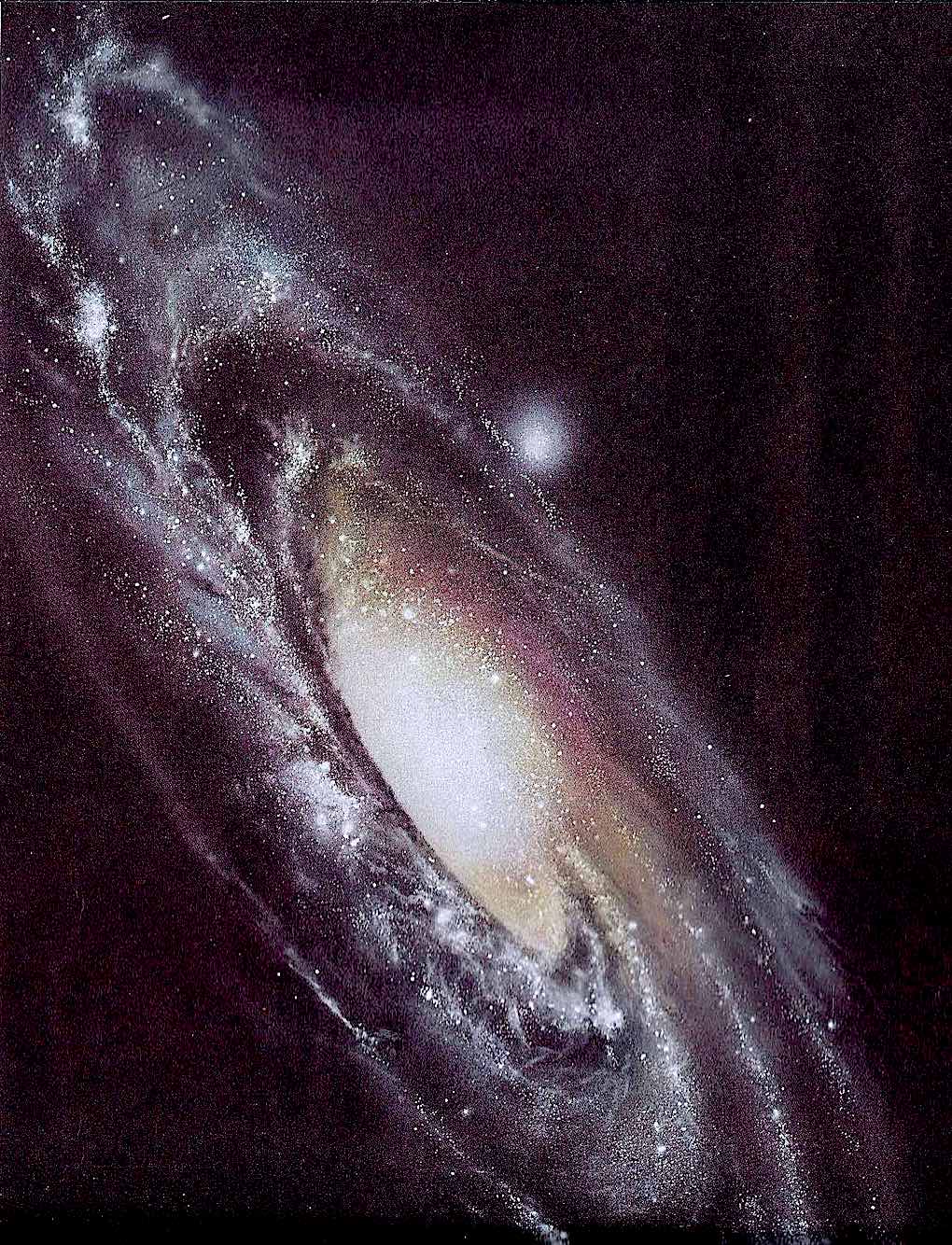 a 1963 photograph of a galaxy