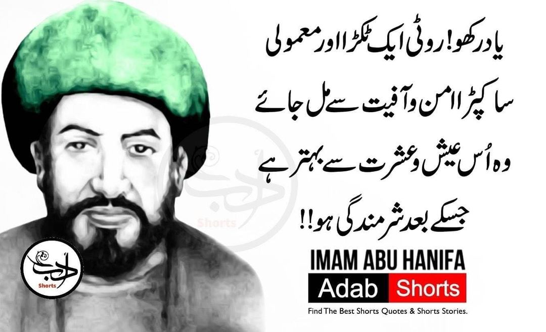 Top Imam Abu Hanifa Quote in Urdu