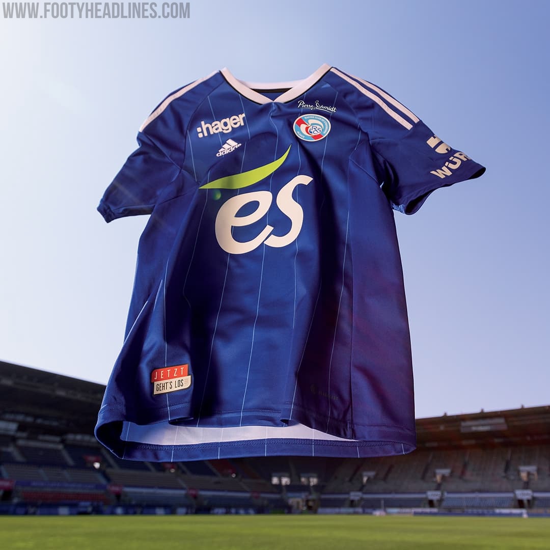 Maillot junior RC Strasbourg domicile 2022/23