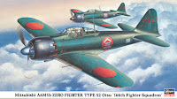 Hasegawa 1/48 Mitsubishi A6M5b ZERO FIGHTER TYPE 52 Otsu '166th Fighter Squadron'(09428) English Color Guide & Paint Conversion Chart