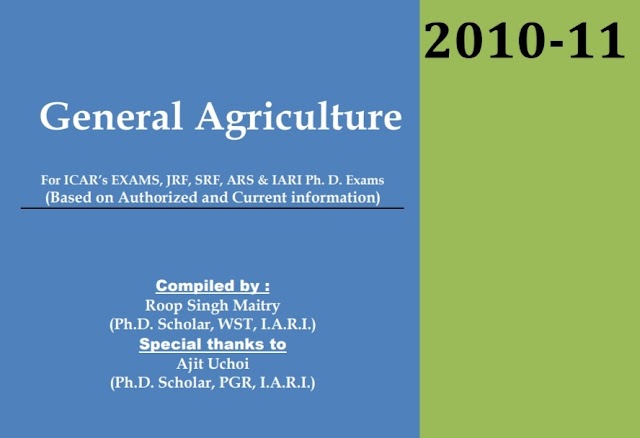  General Agriculture Roop Singh Maitry pdf book