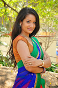 Santoshi sharma half saree pics-thumbnail-39