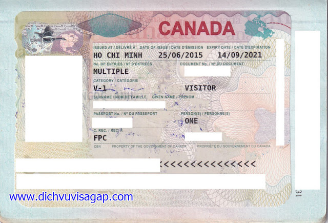 Dịch vụ làm visa Canada, nộp hồ sơ xin visa Canada online