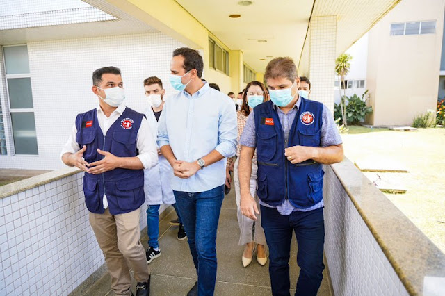Lucas Ribeiro visita Hospital de Trauma em Campina Grande e acompanha ampliação de leitos pediátricos