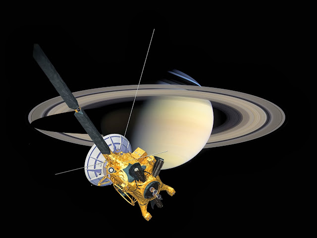 Akhirnya Pesawat Luar Angkasa  Cassini  Akhiri 20 Tahun Misi 