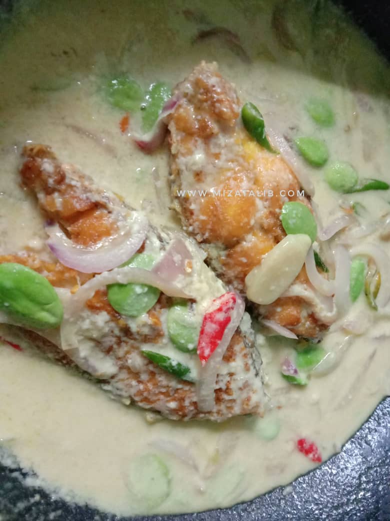 Ikan Siakap Tumis Santan Bersama Petai - Miza Talib