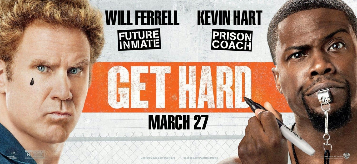 Get Hard (2015) New Poster NEVER GO SOFT! Ultimate