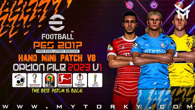 PES 2017 HANO MINI PATCH V8 OPTION FILE 2023 V1