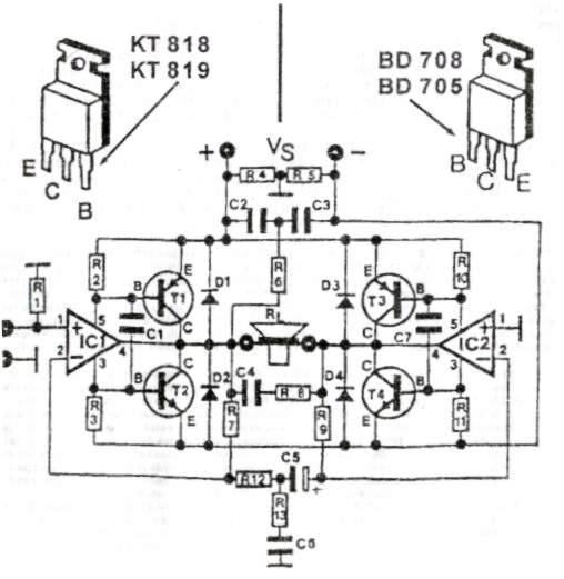 200w Audio Amplifier Circuit Diagram