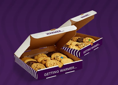 Two dozen Insomnia Cookies classic cookies.