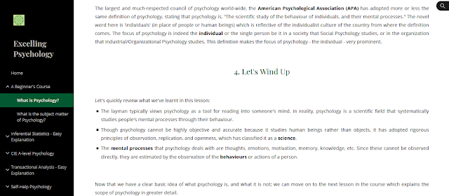 learn psychology free