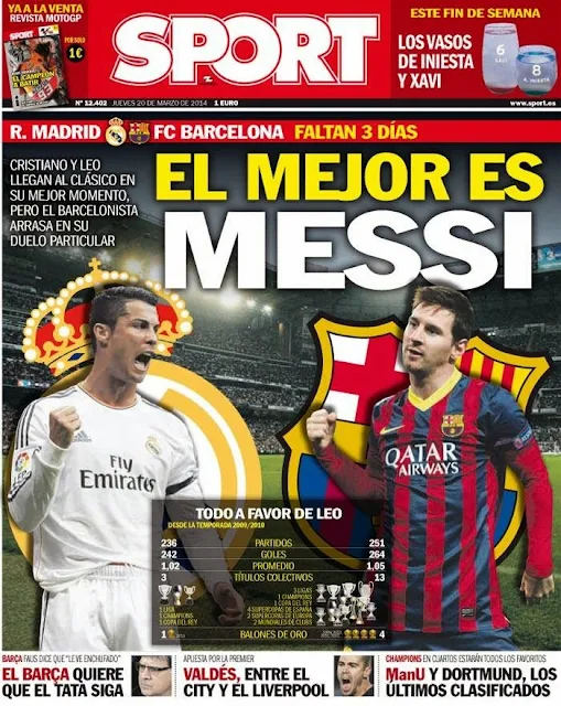 SPORT portada 20 marzo