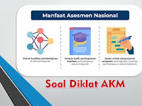 contoh Soal Diklat AKM berupa pilihan ganda 30 Soal