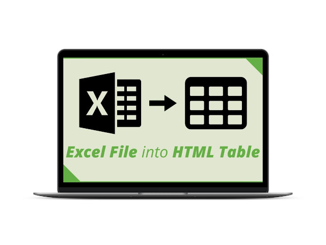 Excel To HTML Converter Blogger Site Template