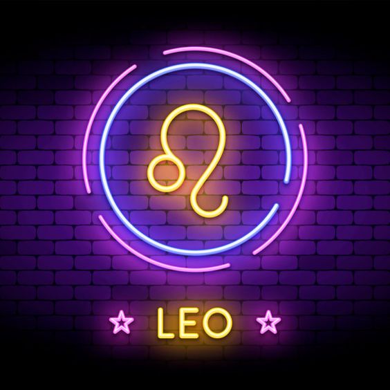 Leo Neon Zodiac Signs : Free Astrology Wallpapers Background Images