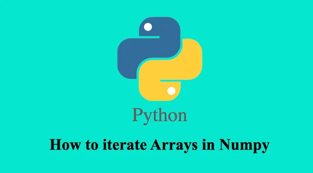 How to iterate Arrays in Numpy